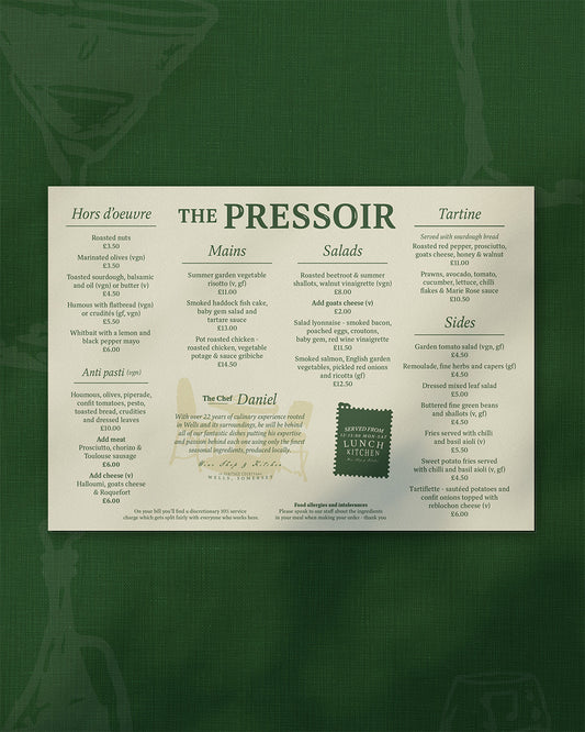 the pressoir wells restaurant