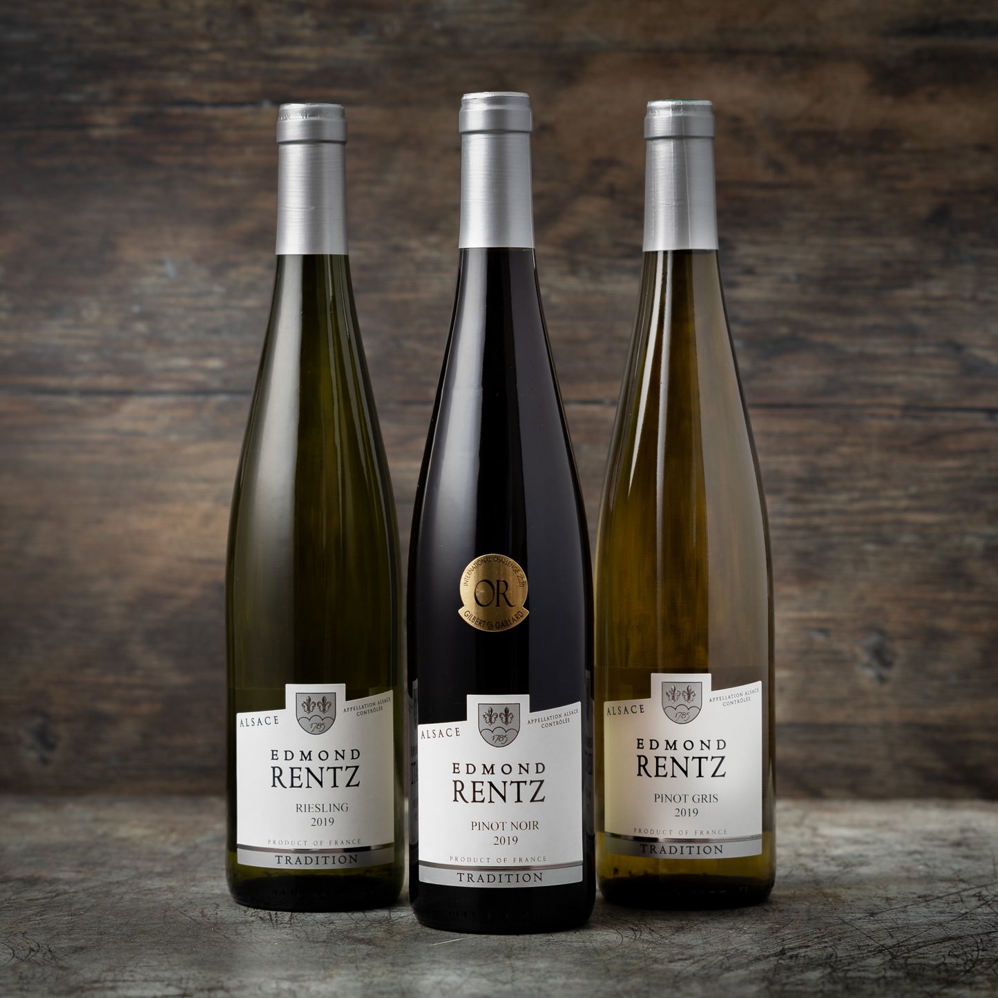 Mixed Wine Selection from Edmond RENTZ