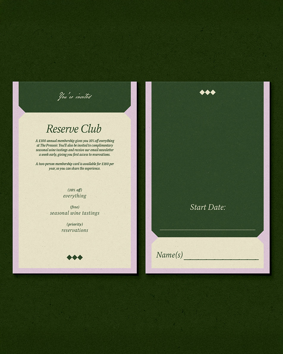 The Pressoir - Reserve Club